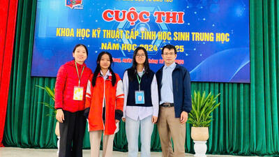 Cuộc thi Khoa học kỹ thuật (KHKT) cấp tỉnh dành cho học sinh trung học năm học 2024-2025